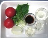 冷やしトマトの和風みりんドレッシング作り方1写真