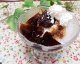 かき氷に「コーヒーゼリー」作り方5写真