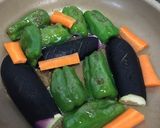 常備菜に♪夏野菜と鶏そぼろの焼き浸し作り方6写真
