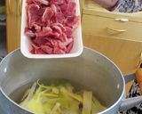 砂肝とカブの梅味噌和え作り方3写真