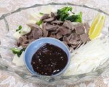 砂肝とカブの梅味噌和え作り方4写真