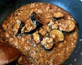 簡単美味しい！焼肉のたれで作るなす味噌丼作り方5写真