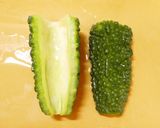 レンジ４分！ゴーヤもやしの胡麻マヨサラダ作り方2写真
