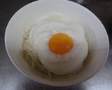 冷やし素麺カルボナーラ作り方3写真