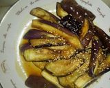 醤油とゴマ油で炒めた茄子！作り方1写真