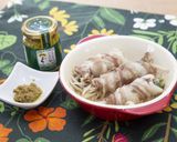 もやしと大葉の豚肉巻き(レンジ蒸し)作り方4写真
