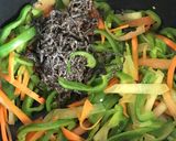 ピーマンと西瓜の皮の塩昆布きんぴら作り方3写真