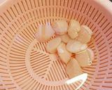 ほたてとトマトの冷たいカペッリーニ作り方1写真