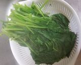 小松菜とレモンカニカマのナムル作り方1写真
