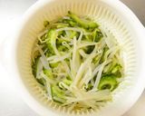 レンジ４分！ゴーヤもやしの胡麻マヨサラダ作り方6写真