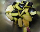 油控えめ。なすとピーマンの肉味噌炒め作り方2写真
