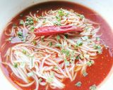 ピリ辛ぶっかけ冷製トマト素麺作り方3写真