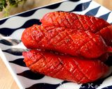 赤ウインナーのおにぎらず作り方1写真