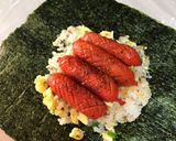 赤ウインナーのおにぎらず作り方5写真