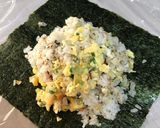 赤ウインナーのおにぎらず作り方6写真