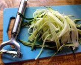ふわとろ、ズッキーニのお好み焼き作り方1写真