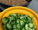 肉味噌のっけ盛り☆ お豆腐キュウリ作り方9写真