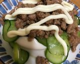 肉味噌のっけ盛り☆ お豆腐キュウリ作り方15写真