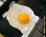 簡単朝ごはん フライパンだけでたまごパン作り方2写真