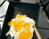 簡単朝ごはん フライパンだけでたまごパン作り方3写真