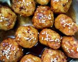野菜入り鶏肉団子 の・とろ〜り甘酢餡作り方8写真