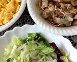 豚バラ、卵、たらこマヨサラダ作り方1写真