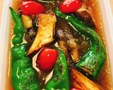めんつゆで☆夏野菜の揚げびたし作り方5写真