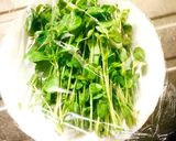 レンチン♪ スクランブルな豆苗コンビ作り方2写真