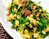 レンチン♪ スクランブルな豆苗コンビ作り方6写真