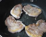 豚ロースステーキ♪バジル生クリームソース作り方4写真
