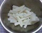 大根とトマトのからし和え♪作り方1写真