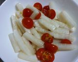 大根とトマトのからし和え♪作り方3写真