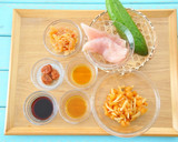 ☆ささみと糠塚きゅうりの梅肉中華和え☆作り方1写真
