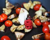 簡単★トマ×クリチで♡ナスの夏野菜パスタ作り方3写真