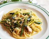 時短★アスパラとツナのワンポットパスタ作り方5写真