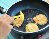☆ナガイモとキャベツのふわふわ焼き☆作り方4写真