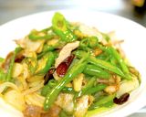 本格四川料理！青・赤唐辛子の豚バラ炒め作り方7写真