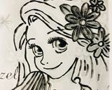 ラプンツェル♡キャラケーキ作り方2写真