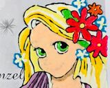 ラプンツェル♡キャラケーキ作り方4写真