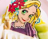 ラプンツェル♡キャラケーキ作り方5写真