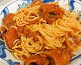 前日の残り物リメイク！フライ混ぜパスタ作り方5写真