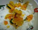 HM♥かぼちゃとクリームチーズ渦巻きパン作り方5写真