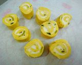 HM♥かぼちゃとクリームチーズ渦巻きパン作り方15写真