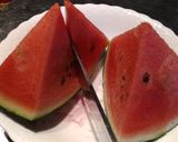 スイカはこう切って手軽に食べる´ڡ`ლ)作り方4写真