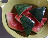 スイカはこう切って手軽に食べる´ڡ`ლ)作り方8写真