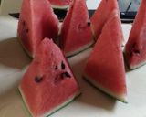 スイカはこう切って手軽に食べる´ڡ`ლ)作り方6写真