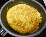 節約！ふわふわ卵焼き☆キャベツの芯＆枝豆作り方4写真