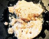 モロヘイヤとシーチキンの炒め物作り方4写真