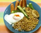 納豆ウインナーごはん♬時短丼♥簡単朝食作り方35写真