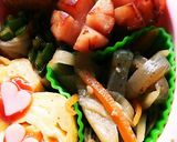 今日のキャラ弁7/19(うさぎのモフィ)作り方2写真